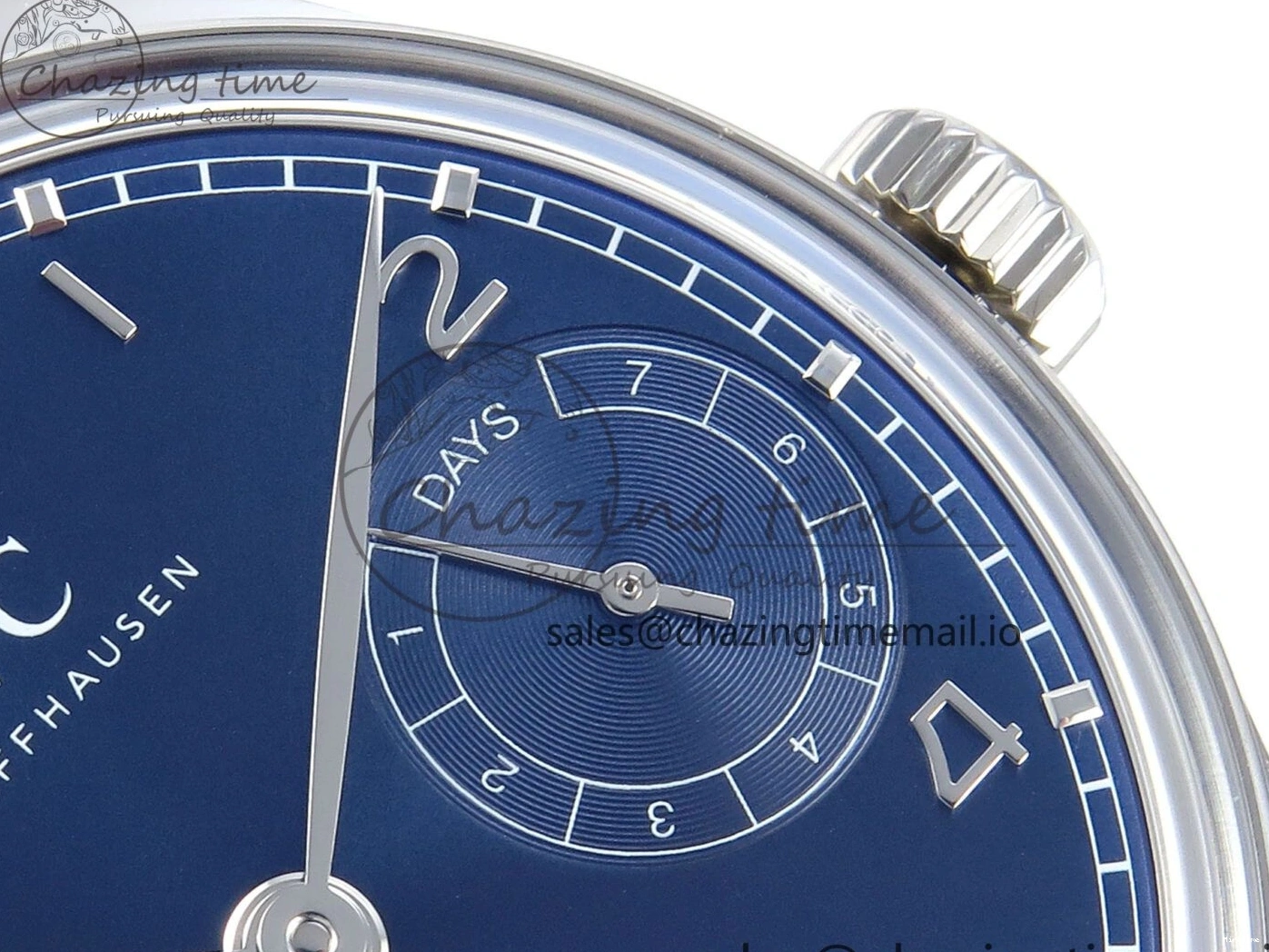 MIROTIME 0111 Portugieser Auto IWC0562E APSF 1:1 Best Edition Blue Dial on SS Bracelet A Timeless 6997
